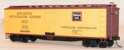 Accurail 3390 HO Scale 40' Wood Reefer Kit 3 Pack Burlington BREX - NOS