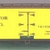 Accurail 4813 HO Scale 40' Wood Reefer Kit Erie - NOS