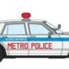 Rapido 800008 HO Scale 1980's Chevrolet Impala Sedan: Metro Police