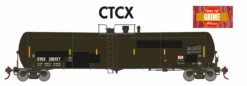 Athearn 18038 N Scale 30,000 Gallon Ethanol Tank Car CTCX 3 Pack #2 (Primed For Grime)