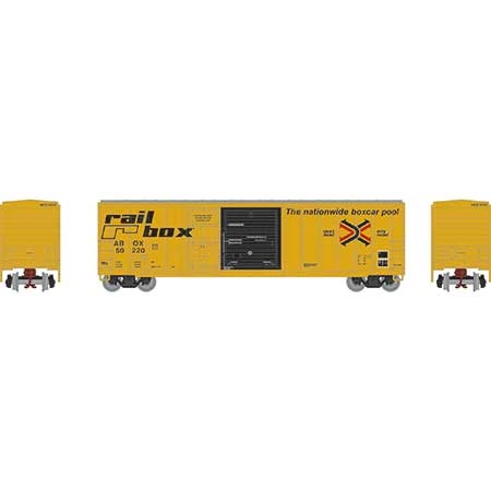 Athearn 24583 N Scale 50' FMC Combo Door Boxcar "Early" Railbox ABOX 50220 - Image 2