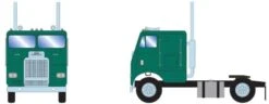 Athearn 91125 HO Scale Freightliner 3 Axle Semi Tractor Cab Metallic Green