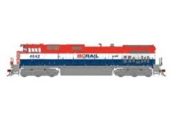 Athearn Genesis 2.0 G31504 HO Scale Dash 9-44CWL BC RAIL BCOL 4642