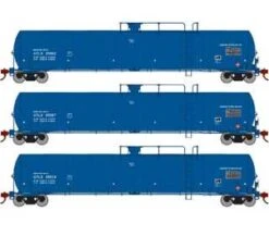 Athearn Genesis G25610 HO Scale 33,900 Gallon LPG Tank Car Blue UTLX 3 Pack