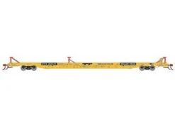 Athearn Genesis G69600 HO Scale F89-F TOFC Flatcar Trailer Train Yellow RTTX 152371