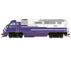 Athearn RTR 64858 HO Scale EMD F59PHI Diesel Metrolink SCAX 874 DC