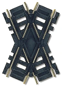 Atlas 175 HO Scale Code 100 Track 60-Degree Custom-Line Crossing