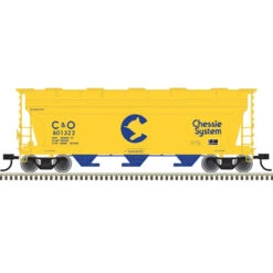 Atlas Trainman 20006505 HO Scale ACF 3560 Covered Hopper Chessie System 601343