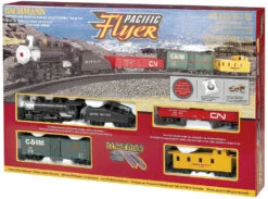 Bachmann 00692 HO Scale UnionPacific Flyer Steam Starter Train Set