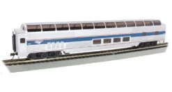 Bachmann 13001 HO Scale 85' Lighted Budd Dome Car Amtrak Phase Ivb