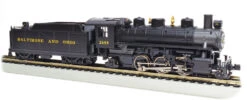 Bachmann 51506 HO Scale 2-6-2 Prarie Steam Locomotive With Smoke B&O 2453