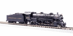 BLI 398NScale USRA 2-8-2 Light Mikado Chesapeake & Ohio C&O 2354 Paragon4