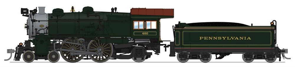BLI 6700 HO Scale PRR E6 4-4-2 Atlantic Steam Loco Pennsylvania 460 "1927 Lindberg Special" Paragon4