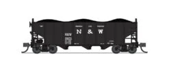 BLI (Broadway Limited Imports) 7141 N Scale H2a 3 Bay Hopper Norfolk & Western N&W 2 Pack B