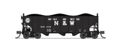 BLI (Broadway Limited Imports) 7144 N Scale H2a 3 Bay Hopper Norfolk & Western N&W 2 Pack A