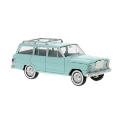 Brekina 19868 HO Scale 1967 Jeep Wagoneer Turquoise