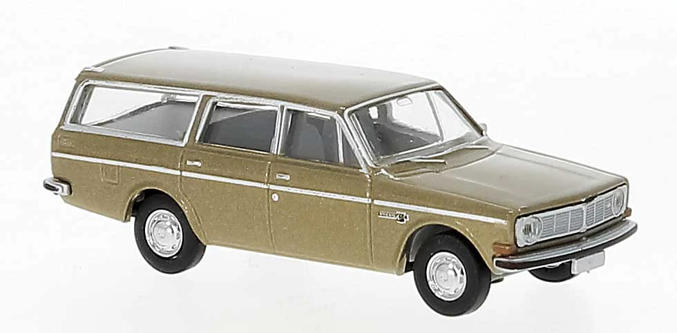 Brekina 29470 HO Scale 1966-1973 Volvo Series 145 Station Wagon Gold