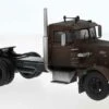 Brekina 85752 HO Scale 1955 Peterbilt 281 Semi Tractor Cab - Brown