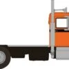 Brekina 85755 HO Scale 1955 Peterbilt 281 Semi Tractor Cab - Orange And Black