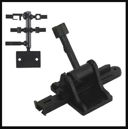 Caboose Industries HO N Scale 117R Operating Ground Throw Rigid .165" Travel W/ Selectable Fitting