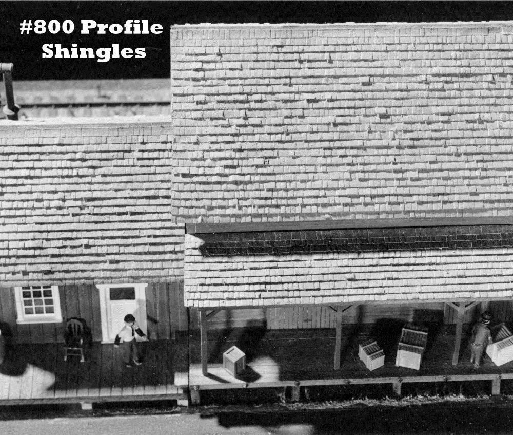 Campbell 800 HO Scale 100' Profile Shingle