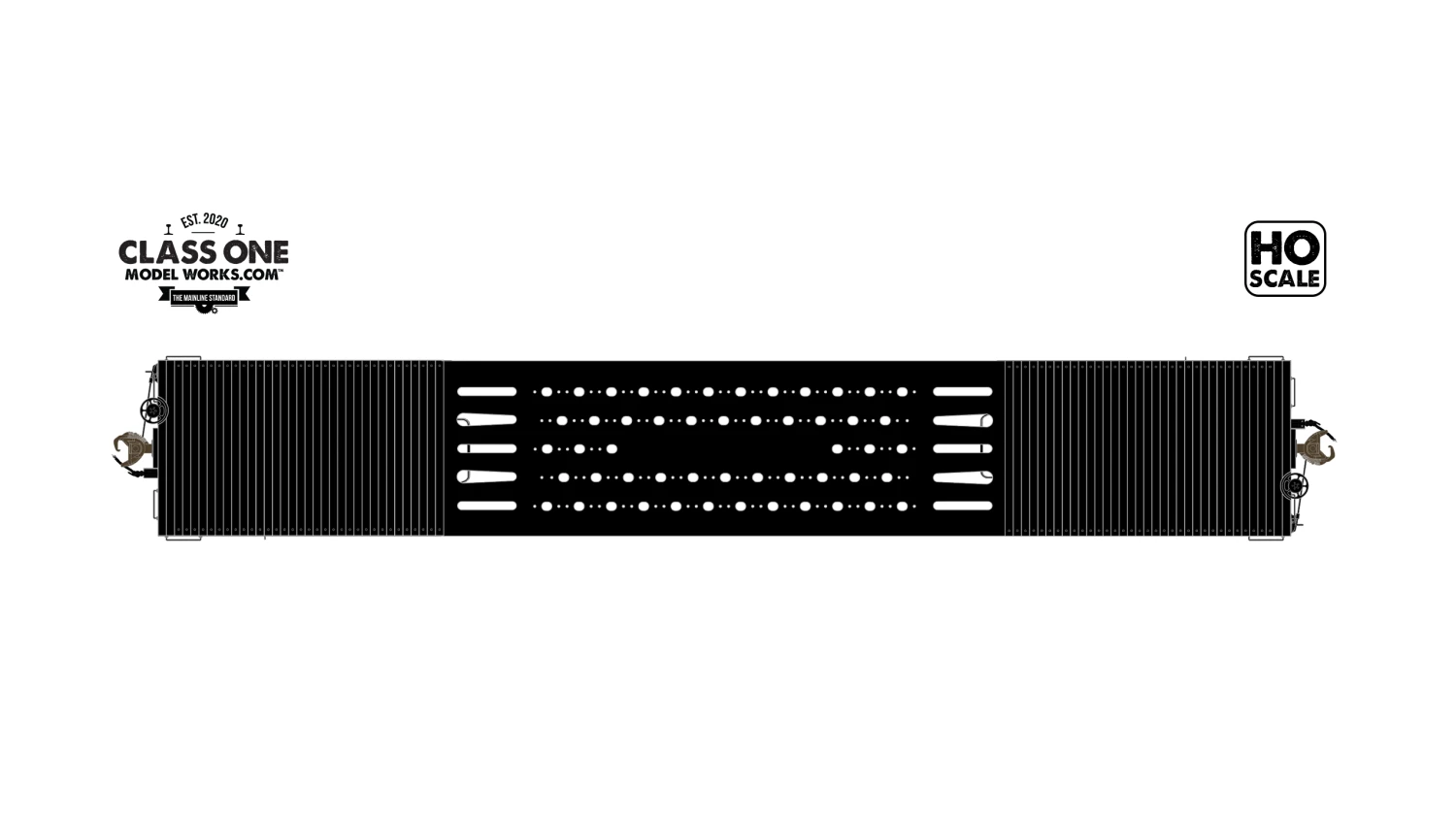 Class One Model Works FC00210 HO Scale GSC Heavy Duty Flatcar "Wood Deck" Erie 7265 - Image 2