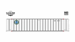 Class One Model Works HO Scale Hyundai 48' Container BNSF Hub Group HUBU Single