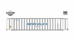 Class One Model Works HO Scale Hyundai 48' Container Hercules HRCU 160115 / 160121 2-Pack #2