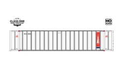 Class One Model Works HO Scale Hyundai 48' Container Transamerica APLU 489027 / 489049 2-Pack #1
