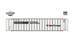 Class One Model Works HO Scale Monon 48' Container NS Triple Crown TCZU 281282 / 281477 2-Pack #1