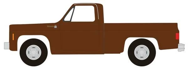Classic Metal Works 30637 HO Scale 1979 Chevrolet Fleetside Pickup Truck Brown