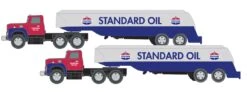 BADGER Classic Metal Works 51205 N Scale 1954 IH R-190 With Tank Trailer Standard Oil 2 Pack