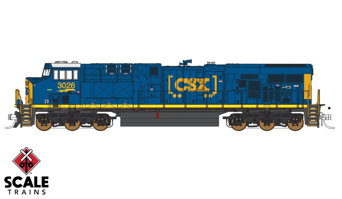 Fox Valley Models 10025 N Scale ES44AH "Boxcar Logo" CSX 3075