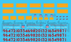 Fusion Scale Graphics UPRR102-87 HO Scale Union Pacific Locomotive Patching Set