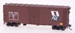 Intermountain 46808-09 HO Scale 40' ModifiedBoxcar Pacific Great Eastern PGE 4021 - NOS