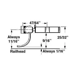 Kadee 745 O Scale Type E Medium Centerset Metal Couplers With Plastic Gear Boxes - Image 2