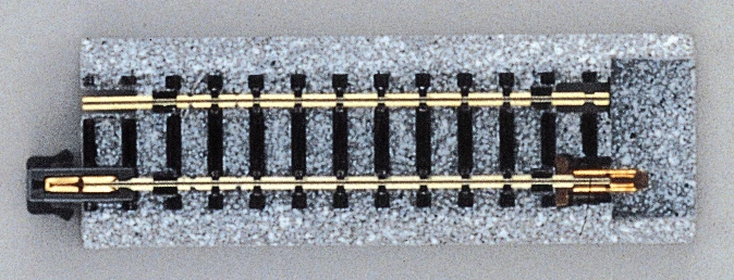 Kato 20045 N Scale UniTrack 62mm 2-7/16" Straight Conversion, Atlas Snap - Image 2