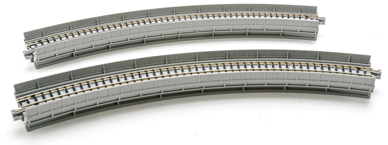 Kato 20-520 N Scale UniTrack 315mm 12-3/8" Radius 45-Degree Viaduct (2 Pack) - Image 2