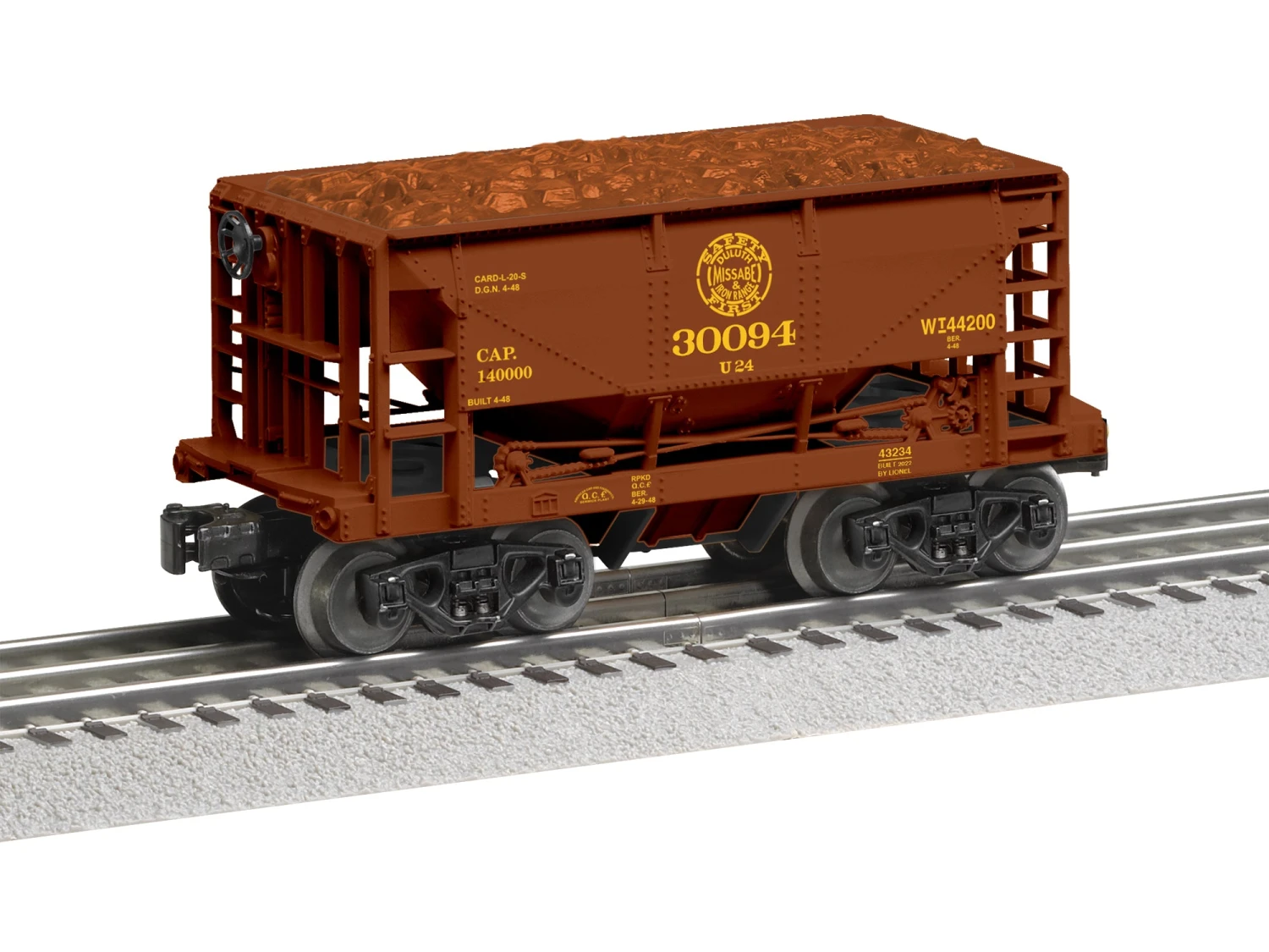 Lionel 2243230 O Gauge Duluth, Missabe And Iron Range DM&IR Ore Car 6 Pack #2 - Image 2