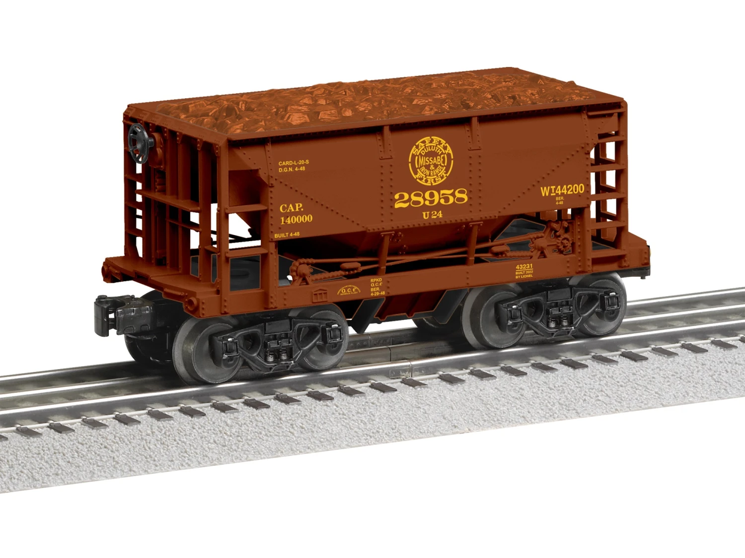 Lionel 2243230 O Gauge Duluth, Missabe And Iron Range DM&IR Ore Car 6 Pack #2 - Image 5