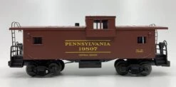Lionel 6-19807 O Gauge Illuminated Extended Vision Caboose With Smoke Pennsylvania Railroad PRR NOS