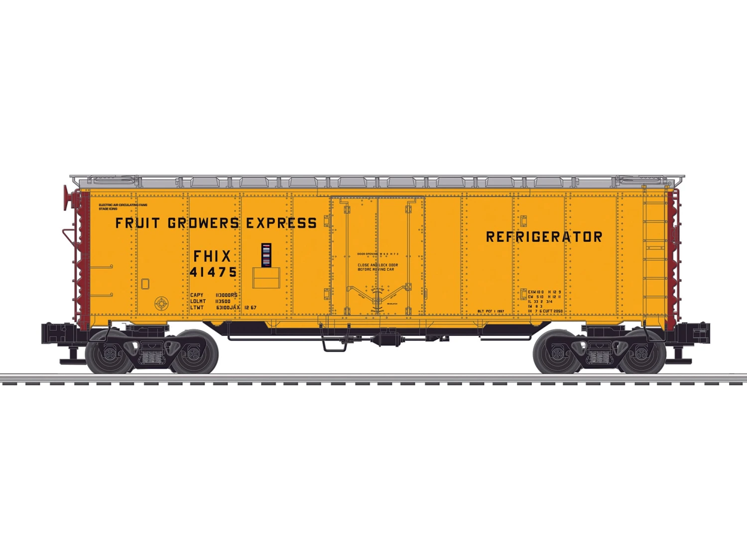 Lionel 6-84122 O-27 40' Steel Reefer, FGE