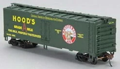 Mantua 733-043 HO Scale 40' Steel Reefer Hood's Milk GARE 6051 - NOS