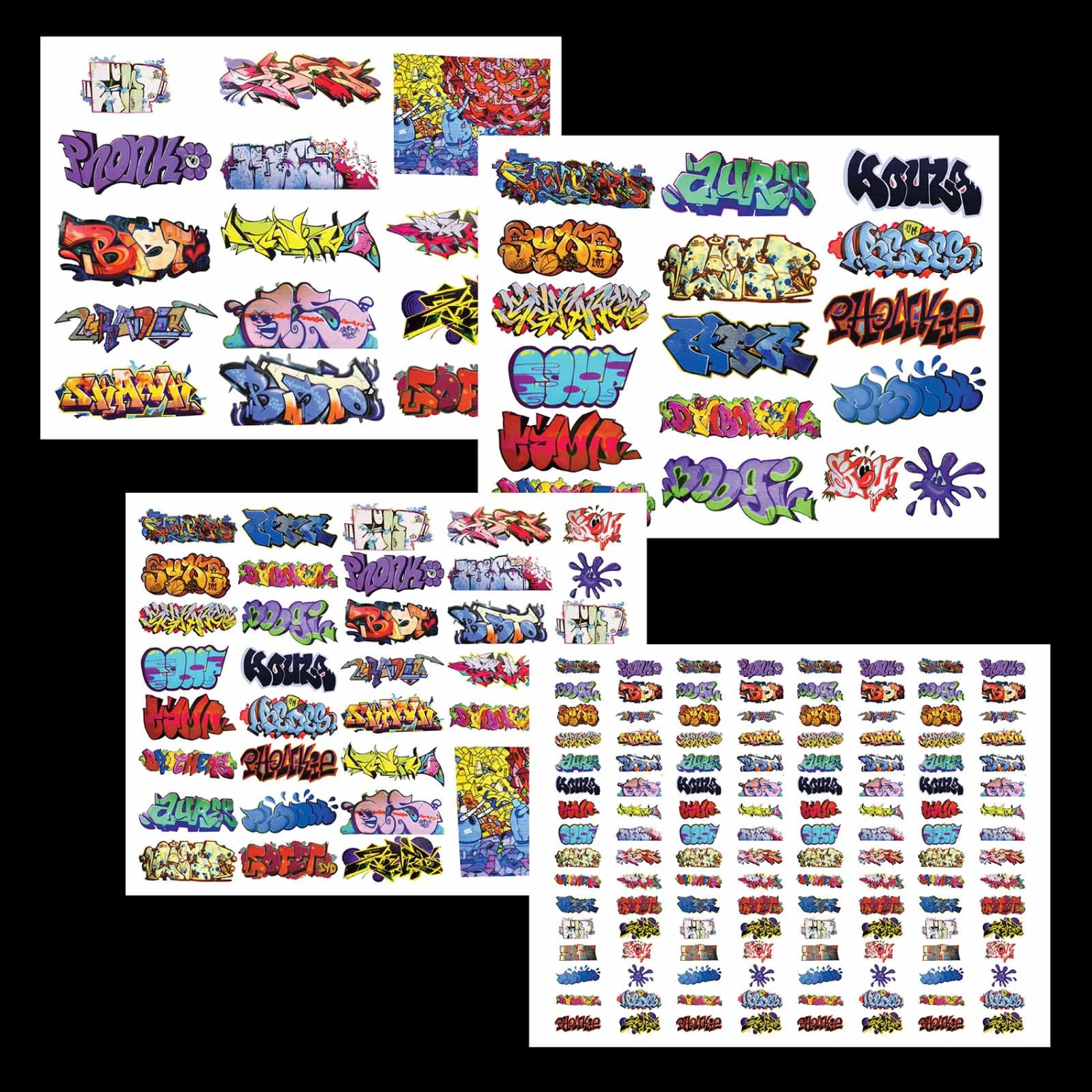 Micro-Mark 88568 Multi Scale Railroad Graffiti Decal Set - Image 2