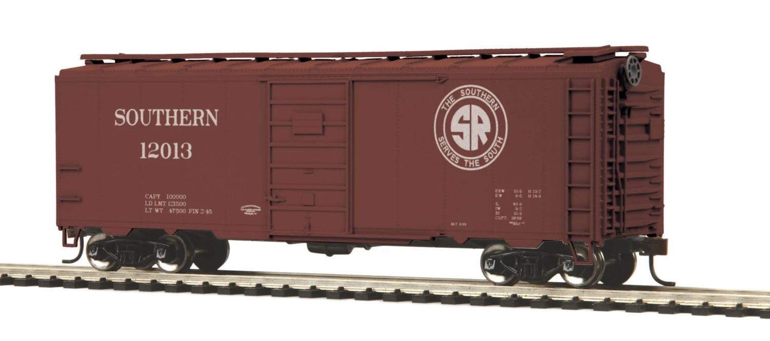 MTH 81-74035 HO Scale 40' PS-1 Boxcar Southern 12013 - NOS