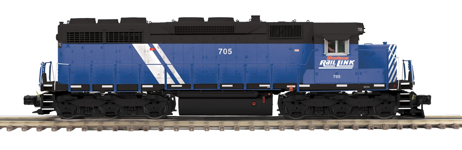 MTH Premier 20-21761-1 O Scale EMD SD35 Diesel Montana Rail Link MRL 705 With PS3