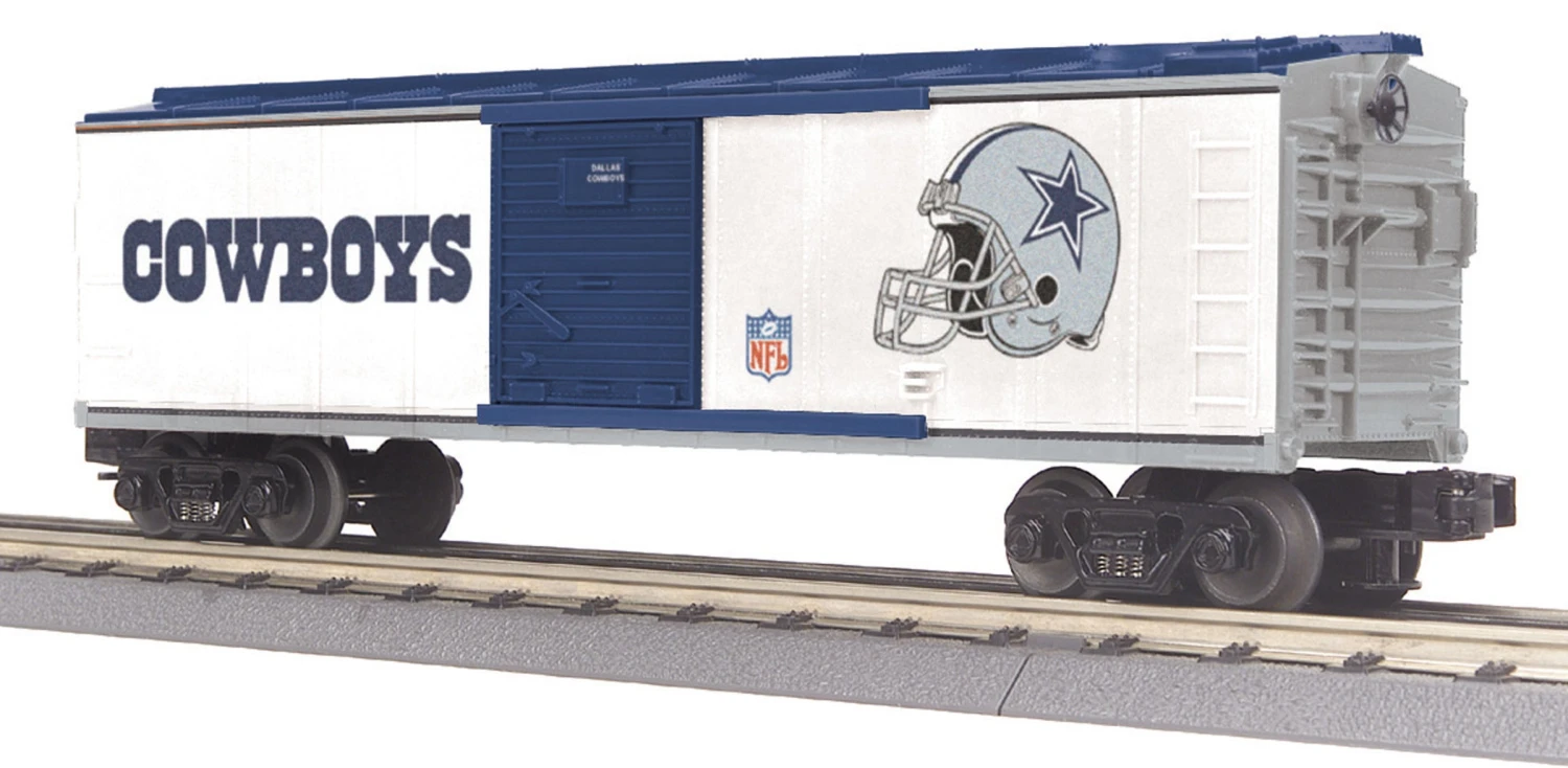 MTH RailKing 30-74260 O Gauge Boxcar Dallas Cowboys - NOS