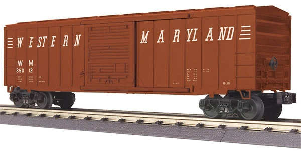 MTH 30-74893 O Gauge 50' Modern Boxcar Western Maryland WM