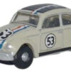 Oxford Diecast NVWB001 N Scale Volkswagen VW Beetle Bug Herbie 53