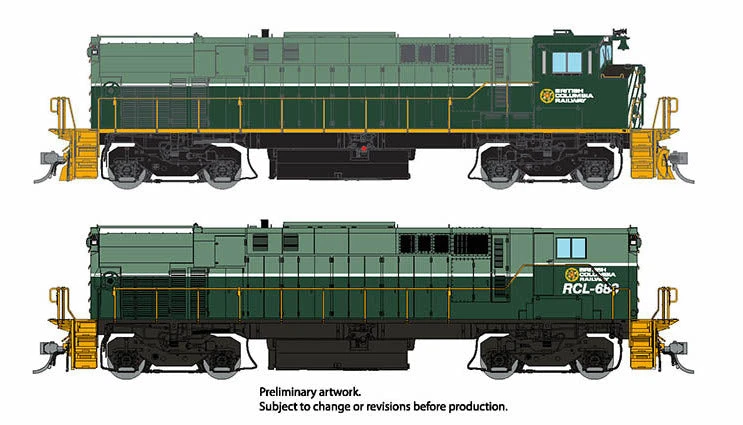 Rapido 033524 HO Scale MLW M420 + M420B Diesel British Columbia BCR 641 + 681 DCC Sound